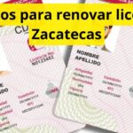 Requisitos para renovar licencia en Zacatecas
