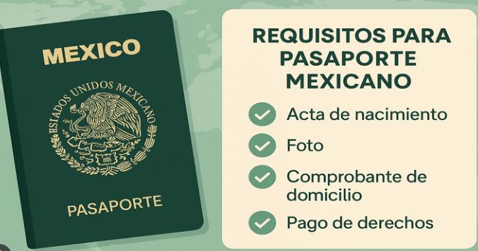 Requisitos para sacar el pasaporte mexicano por primera vez